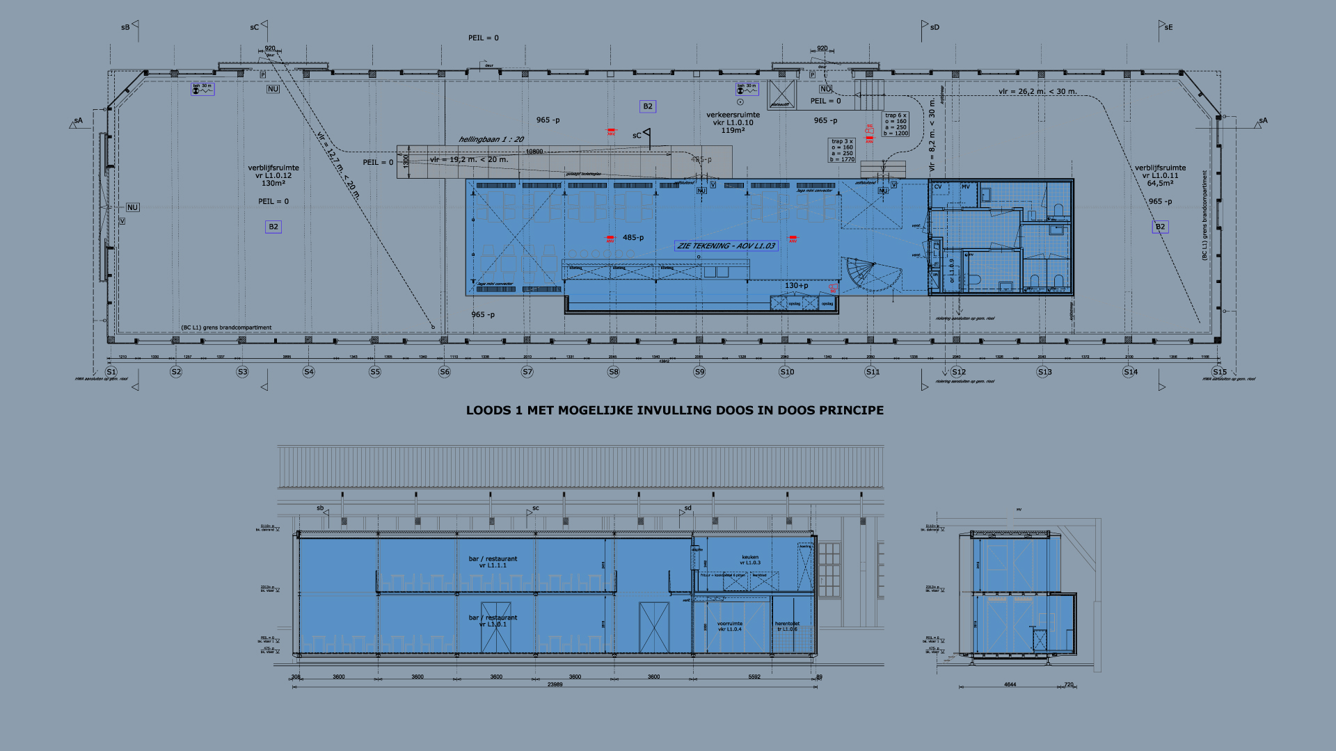 Loodsen plattegron L1 doos